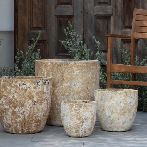 Cordevalle Planter Set (terracotta In Vicolo Gesso) contemporary, terracotta, terra cotta, garden, planter