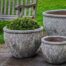 Corfu Planter Set (terracotta In Angkor Grey) contemporary, terracotta, terra cotta, garden, planter