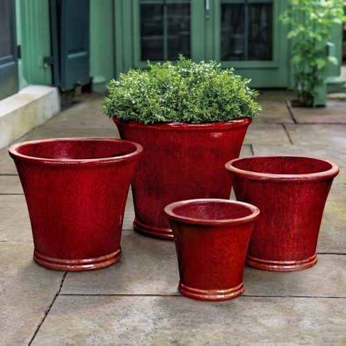 Valette Planter Set (terracotta In Barolo) contemporary, terracotta, terra cotta, garden, planter