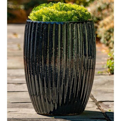 Riva Planter (terracotta In Ink Glaze)