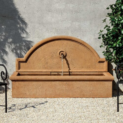 Aranjuez Fountain Cast Stone In Travertine Finish