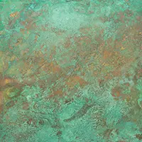 Brass Patina garden fountain materials