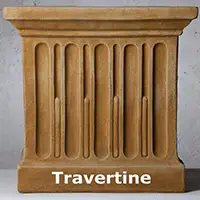 Cast Stone Finish Travertine