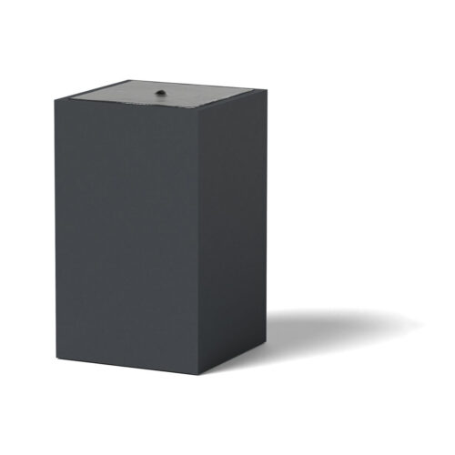 Column Water Fountain Material: Marine Grade Aluminum Finish: Charcoal Gray column water feature
