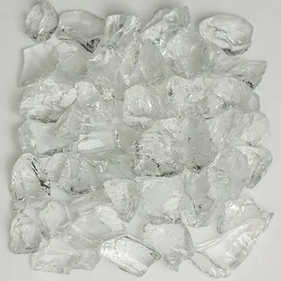 Crystal Clear Fire Glass