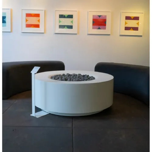 Formed Cylinder Indoors cylinder fire pit