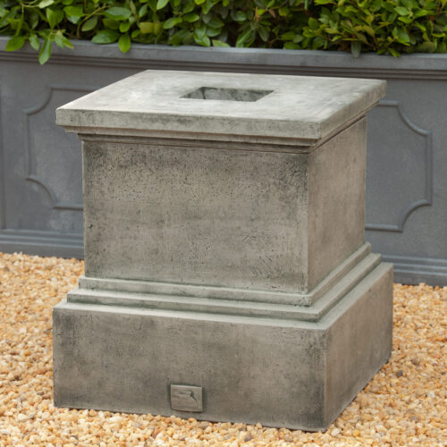 Glenview Pedestal Pd 175 (cast Stone In Alpine Stone)