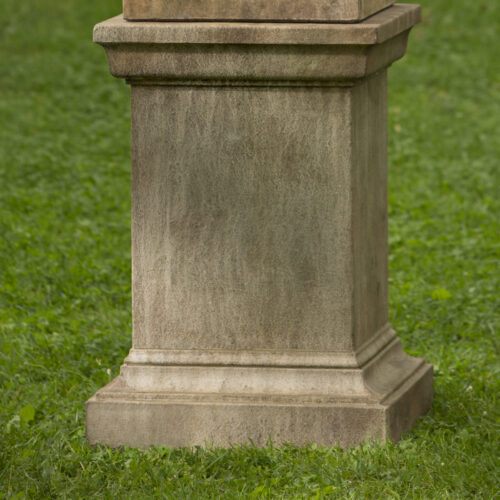 Greenwich Pedestal Pd 192 (cast Stone In Aged Limestone)