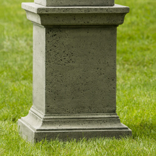 Greenwich Textured Pedestal Pd 193 (cast Stone In Alpine Stone)