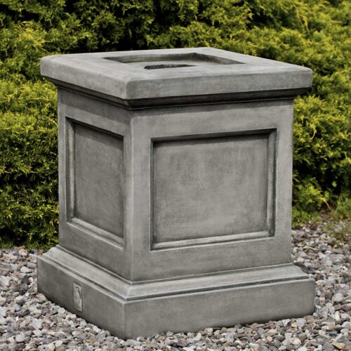 St Louis Pedestal Pd 197 (cast Stone In Alpine Stone Finish)