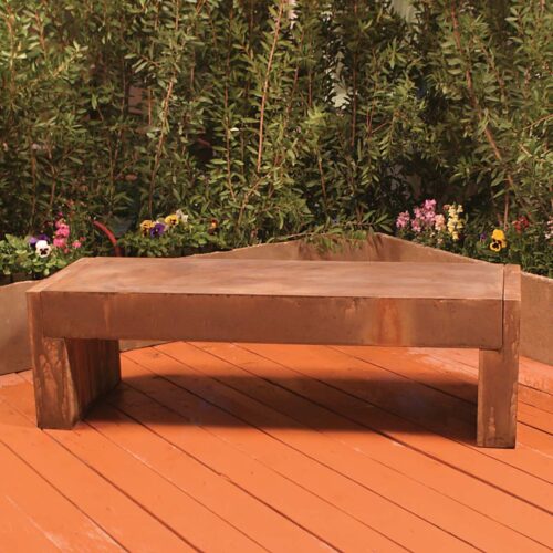 Trevi Bench Material: Gfrc Finish: Chestnut trevi bench italian style garden decor garden seating