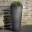 Aluan Tall Planter (glazed Terracotta In Graphite) contemporary, terracotta, terra cotta, garden, planter