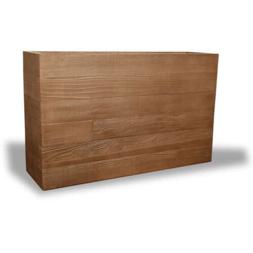 Aspen Rectangle Tall Planter (glass Fiber Reinforced Concrete In Khaki Perma Spec Finish)