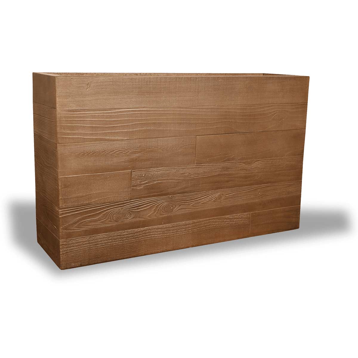 Aspen Rectangle Tall Planter (glass Fiber Reinforced Concrete In Khaki Perma Spec Finish)