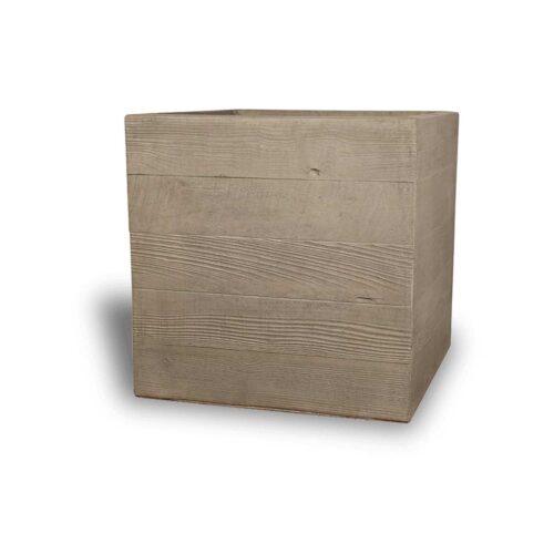 Aspen Square Planter (glass Fiber Reinforced Concrete In Autumn Beige Finish)