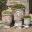 Avignon Planters (terracotta In Crema Antico Glaze) contemporary, terracotta, terra cotta, garden, planter