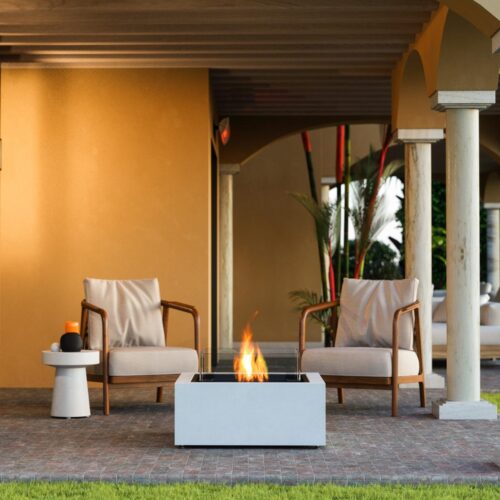 Base 30 Fire Pit Table (concrete In Bone)