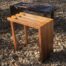 Canti Side Table Ash Medium Thermal Wood Oil Finish