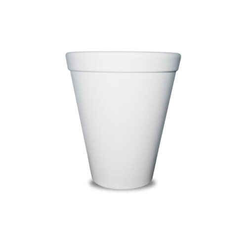 Executive Tall Planter (glass Fiber Reinforced Concrete In White Solid Finish)