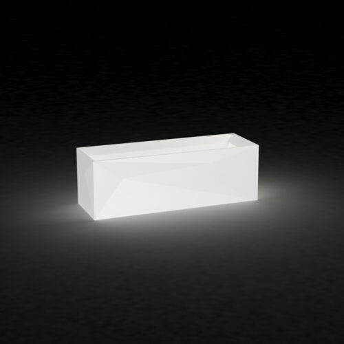 Faz Jardiniere Led Planter (polyethylene In White)