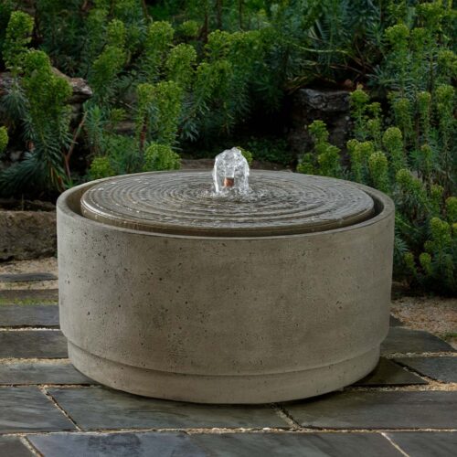 Onda Fountain (cast Stone In Greystone)