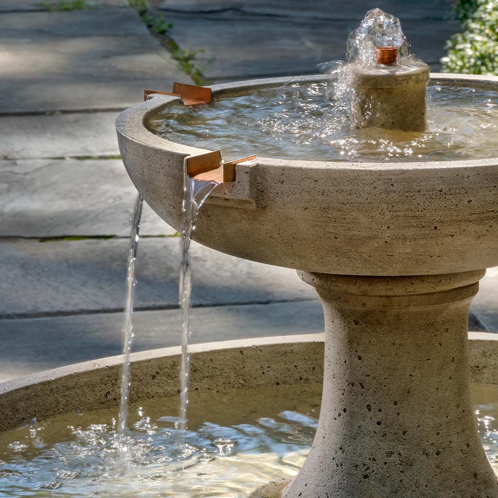 Sanibel Fountain Detail (cast Stone In Greystone)