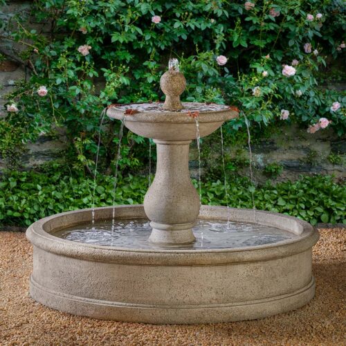 Delacorte Fountain (cast Stone In Greystone)