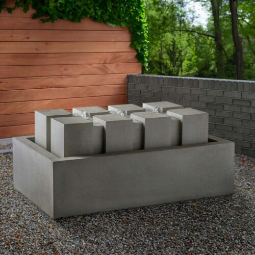 Kanal Fountain (gfrc In Greystone Finish)