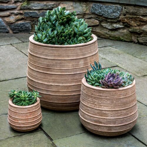 Madera Planters (terracotta In Antico Finish)