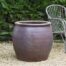 Mai Planter (terracotta In Asian Earthenware Glaze) contemporary, terracotta, terra cotta, garden, planter
