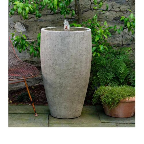 Manzanita Fountain (cast Stone In Greystone Finish)