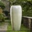 Marisol Jar (terracotta In Antique Pearl Glaze) contemporary, terracotta, terra cotta, garden, planter