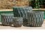 Navigli Planters (terracotta In Verdigris Glaze)