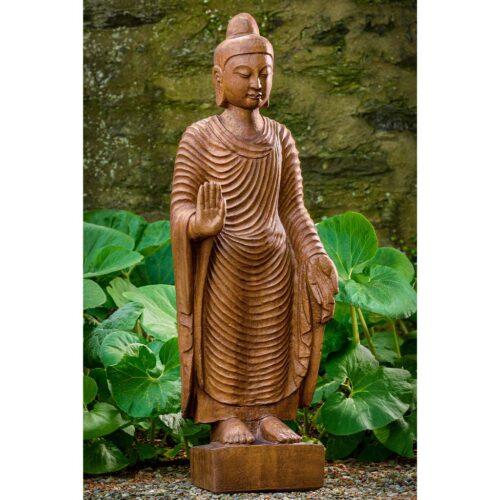 Abhaya Buddha (cast Stone In Pietra Nuova) statuary, buddha
