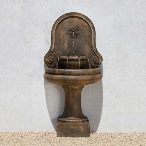 Valencia Wall Fountain Material: Cast Stone Finish: Pietra Nuova